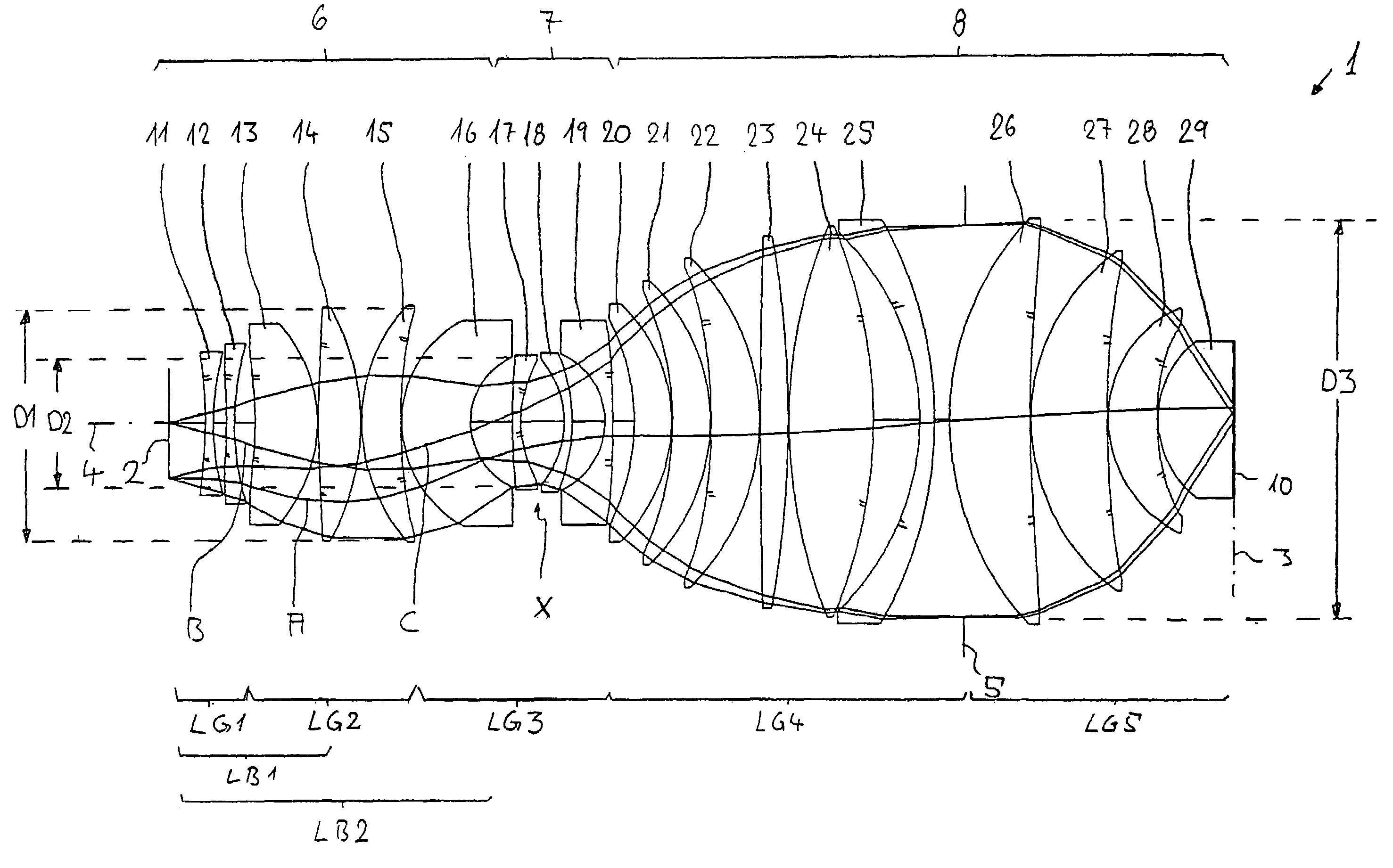 Refractive projection objective for immersion lithography