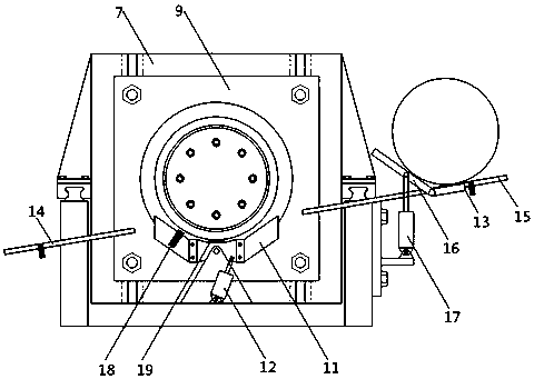 Automatic horizontal flaring machine for passenger car steel wheel rims