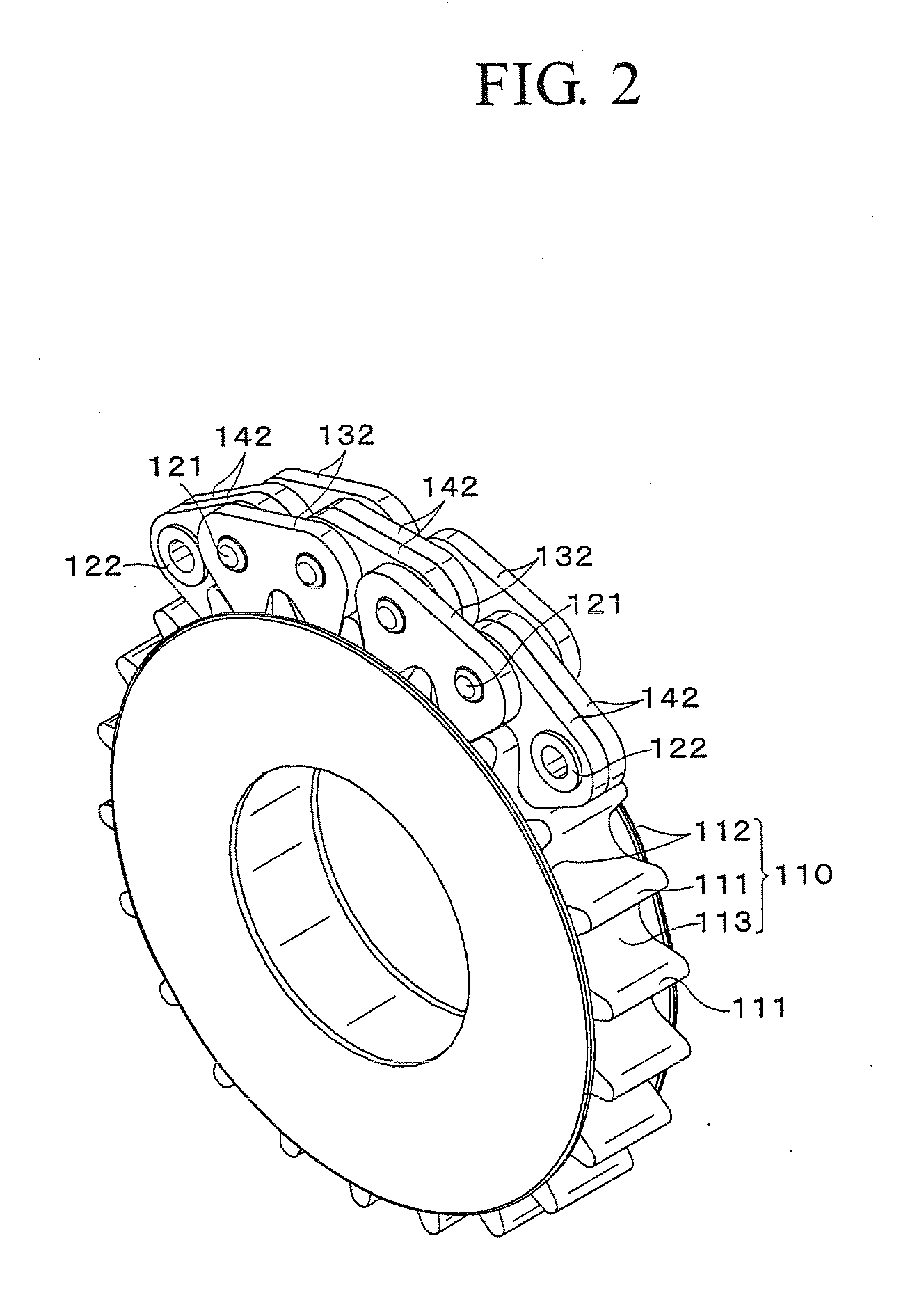 Silent chain transmission system