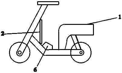 Automatic wind shielding electric vehicle with heating foot sleeves