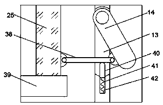 Power distribution cabinet device with functions of cooling, monitoring overload and stopping loss in time