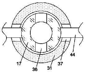 Power distribution cabinet device with functions of cooling, monitoring overload and stopping loss in time