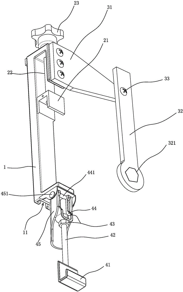 Portable grounding down lead reset mounting apparatus and method