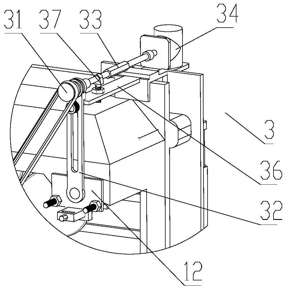 Externally-hung type heat dissipation system for graphics card