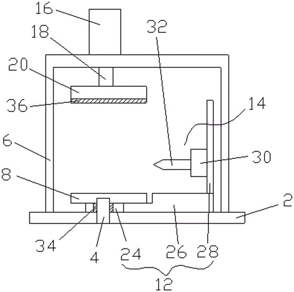 Side punching jig for cylindrical products