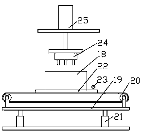 A building material forming device for automatic feeding