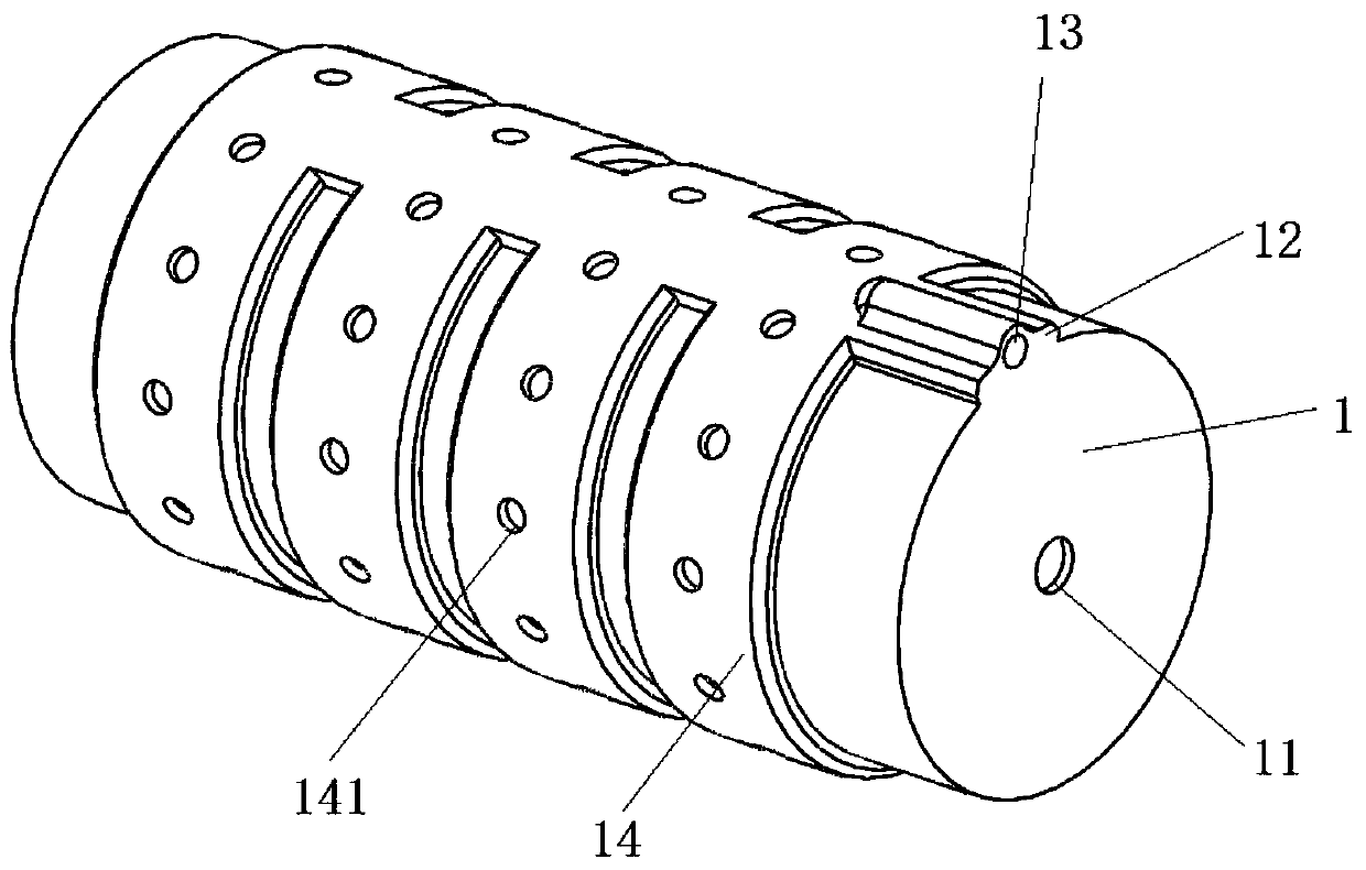 Compound micro flow channel medicine-loading air bag hemostatic device and using method thereof