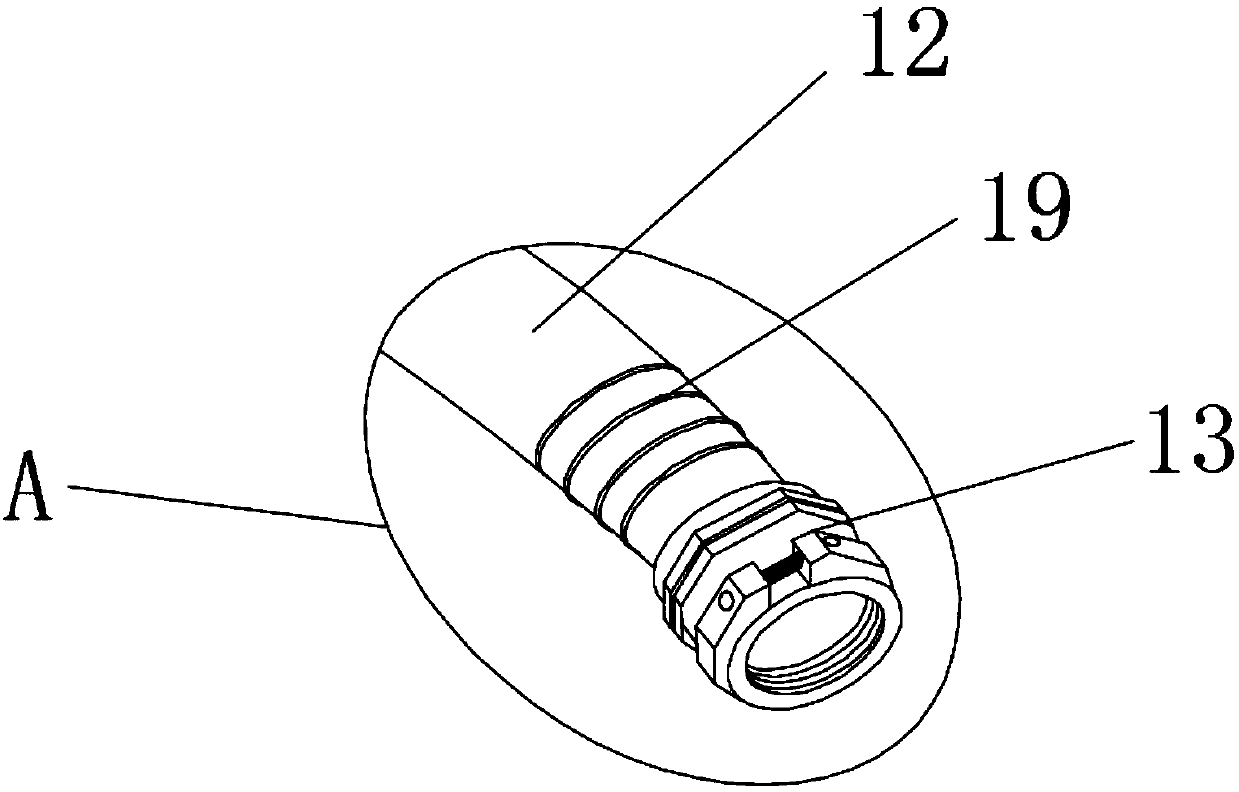 Tension-resistant charging pile cable