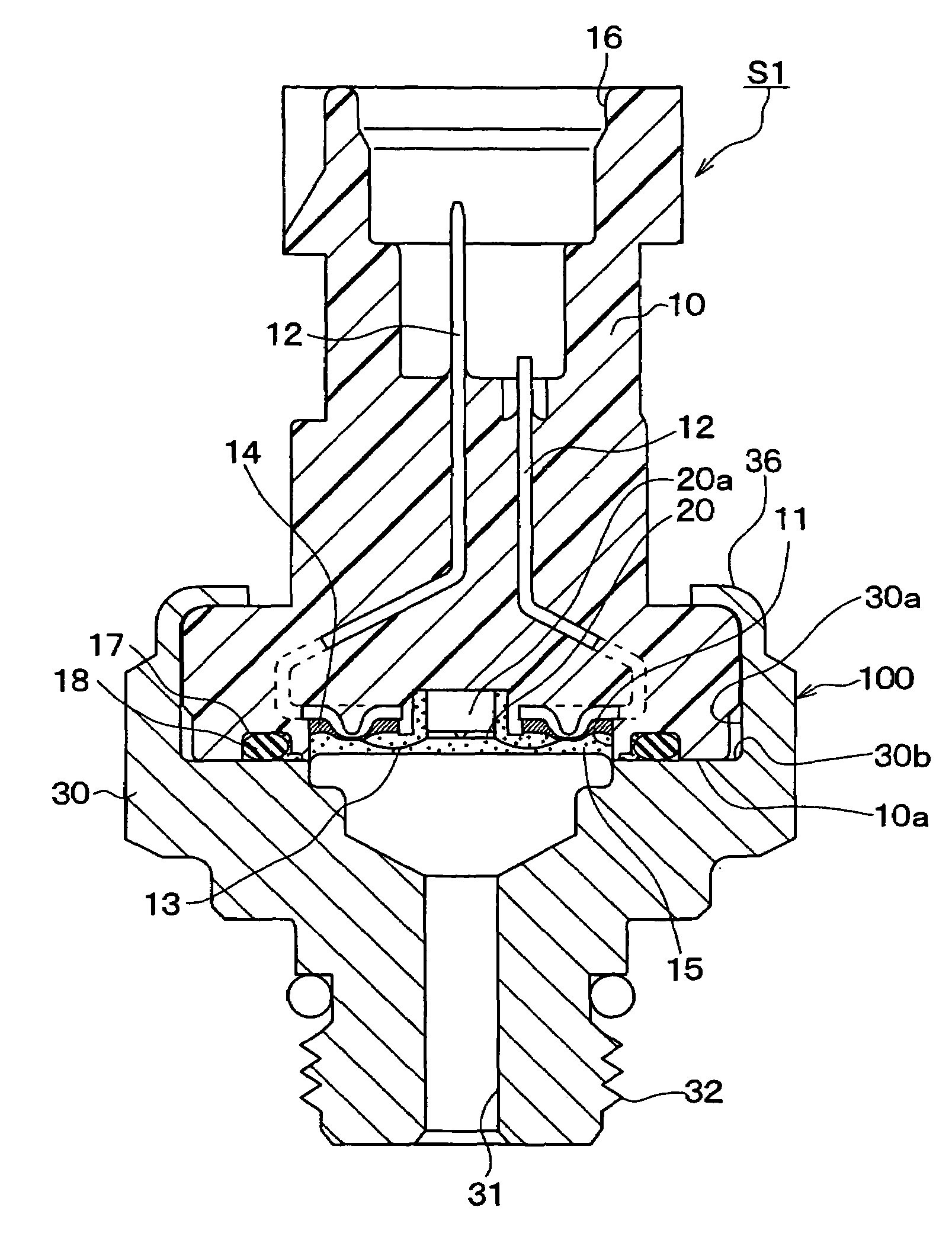 Method for manufacturing pressure sensor