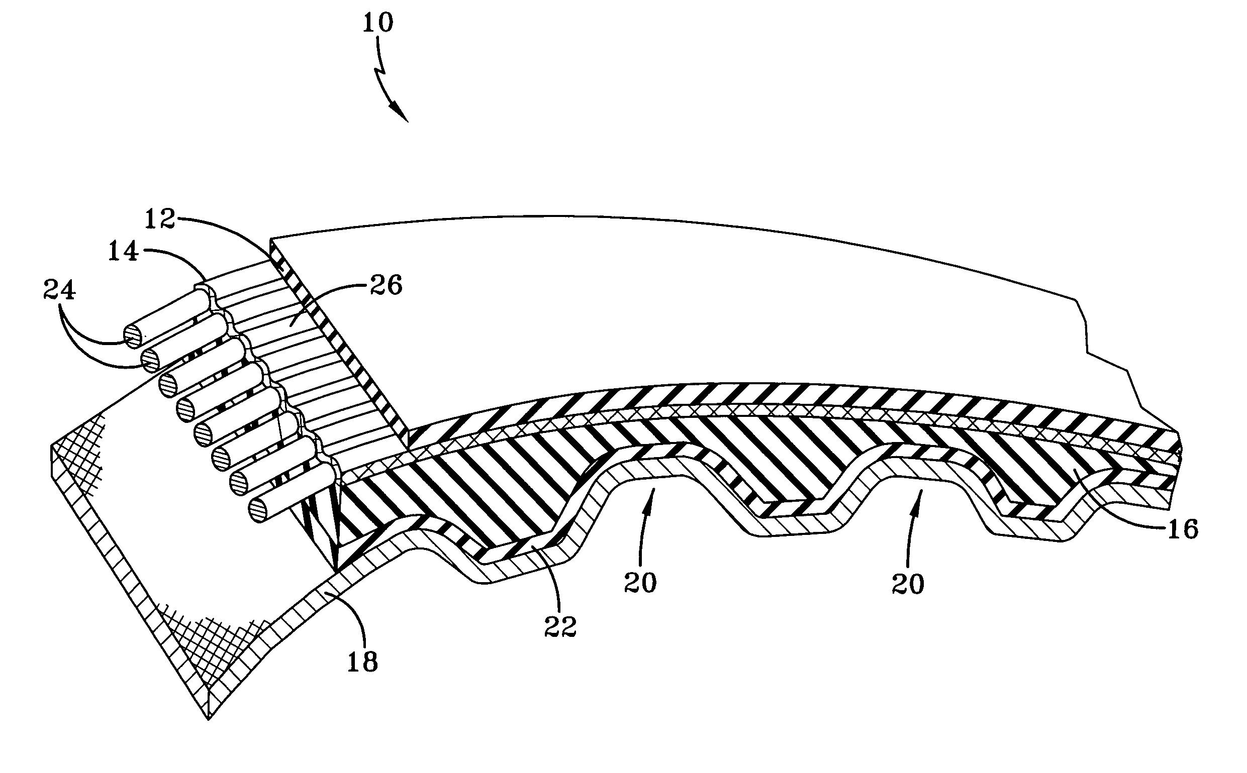 Power transmission belts