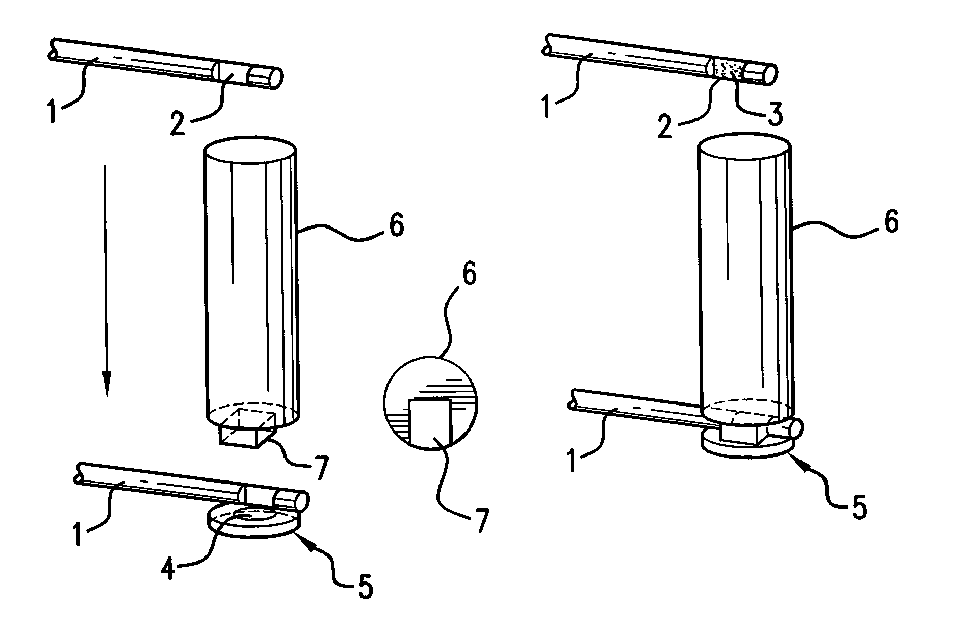 Apparatus for handling biopsy specimens, and method for using it