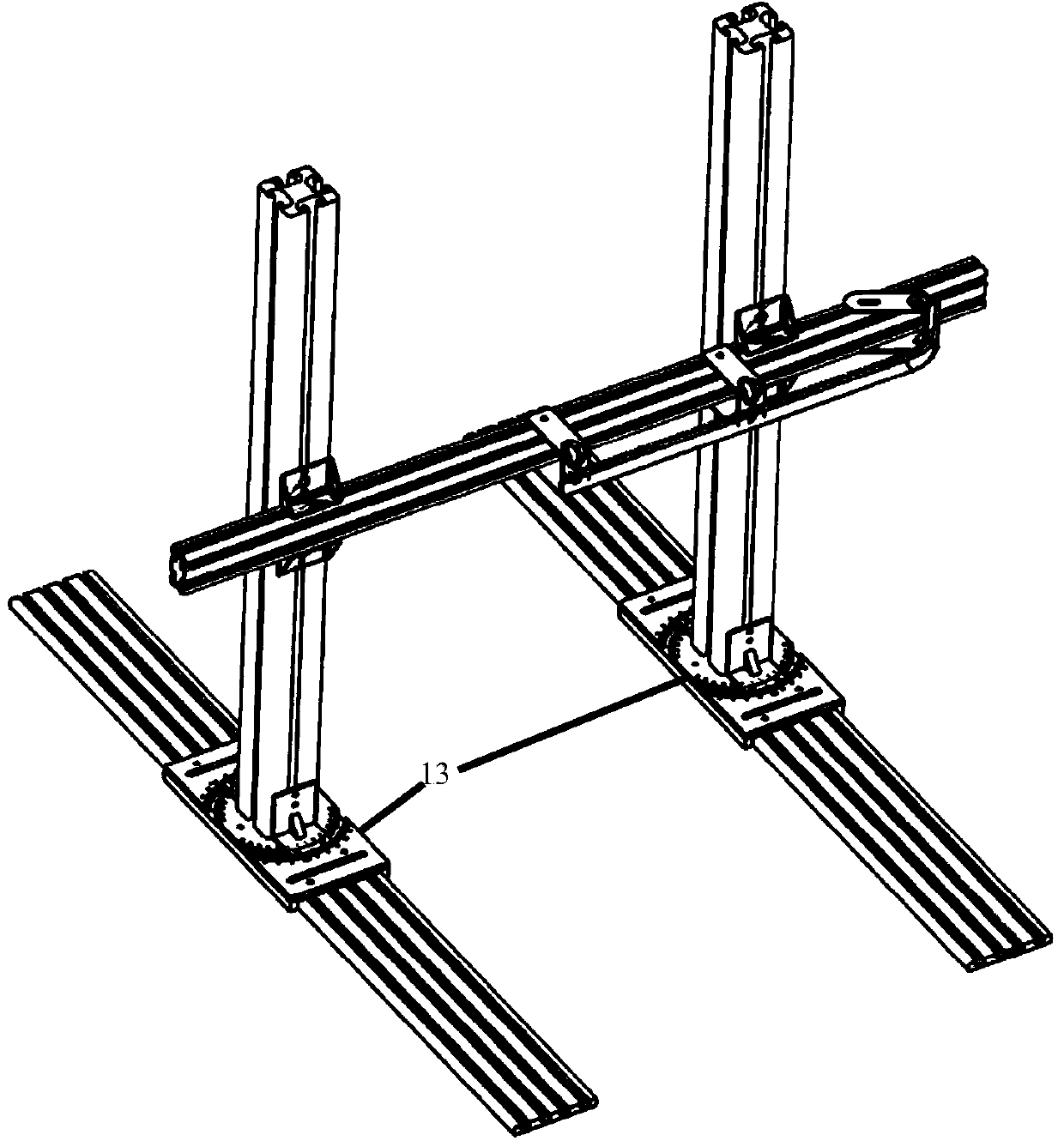 Automobile sliding door test bench