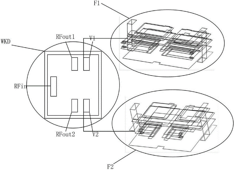 UHF (ultra high frequency) band type miniature microwave filter bank