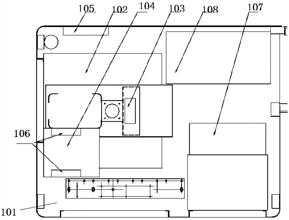 Novel otorhinolaryngology department examination table