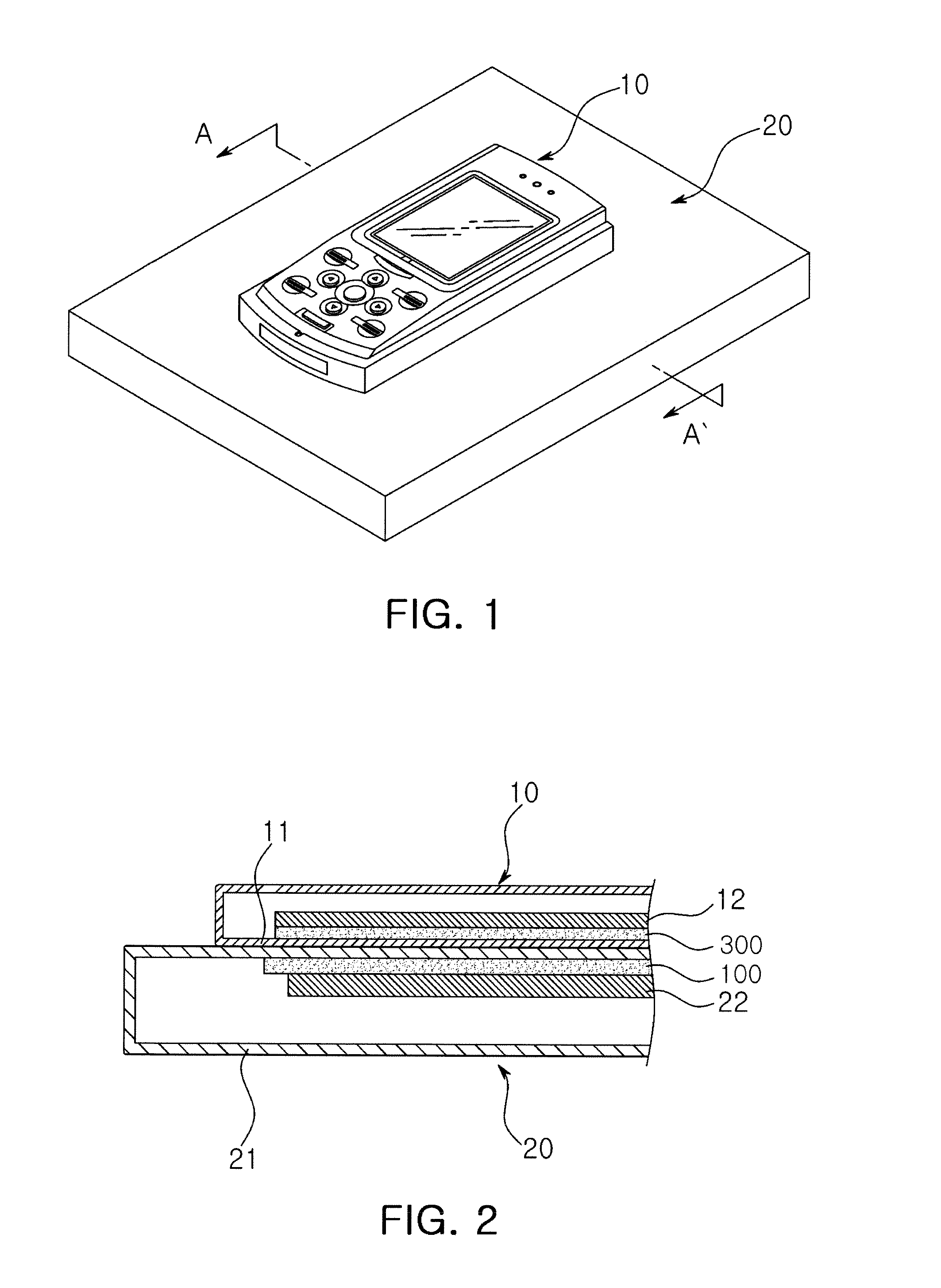 Contactless power transmission device and electronic device having the same