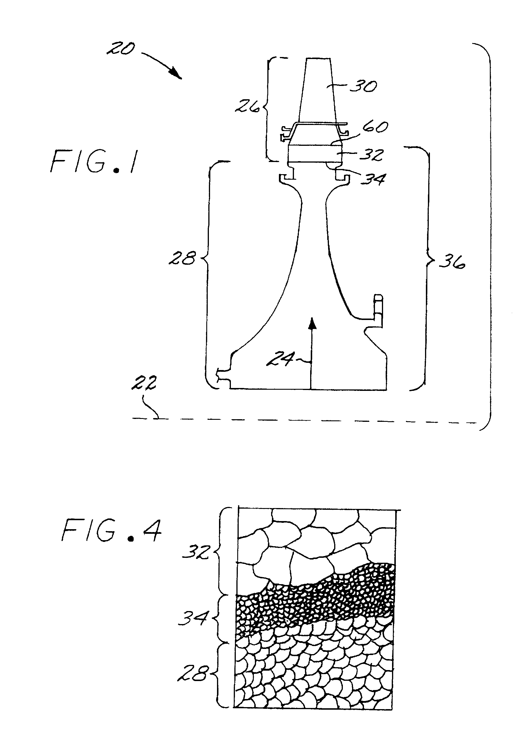 Tri-property rotor assembly of a turbine engine, and method for its preparation