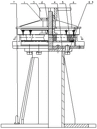 Simple internal bracing clamp for friction-stir welding circumferential weld