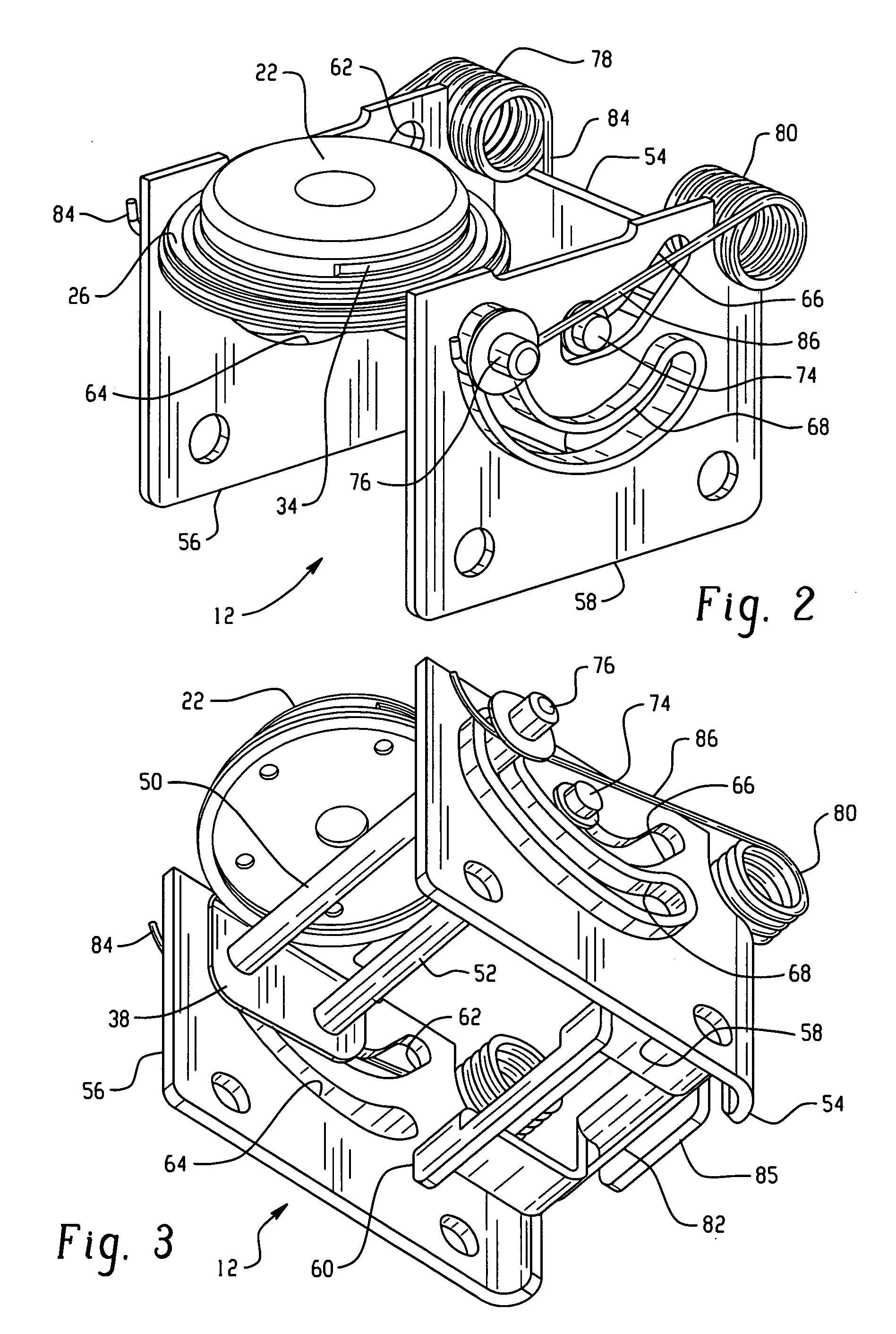 Guiding movement of capless filler neck closure