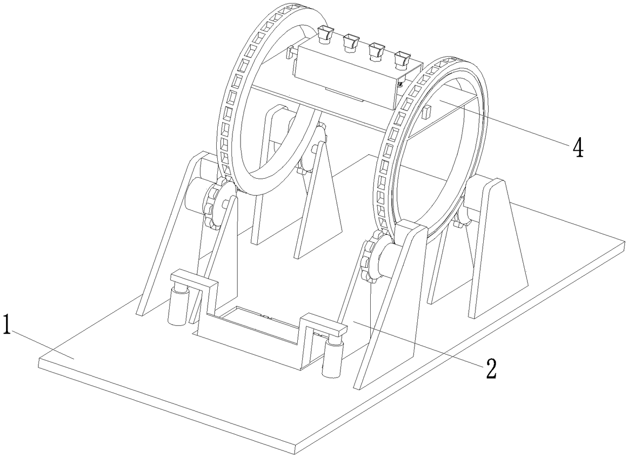 Equipment for spraying casting coating to surface of molding sand for sand mould casting