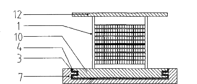 Three-dimensional shock absorbing support