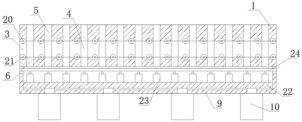 Zipper tooth clamping device for zipper production