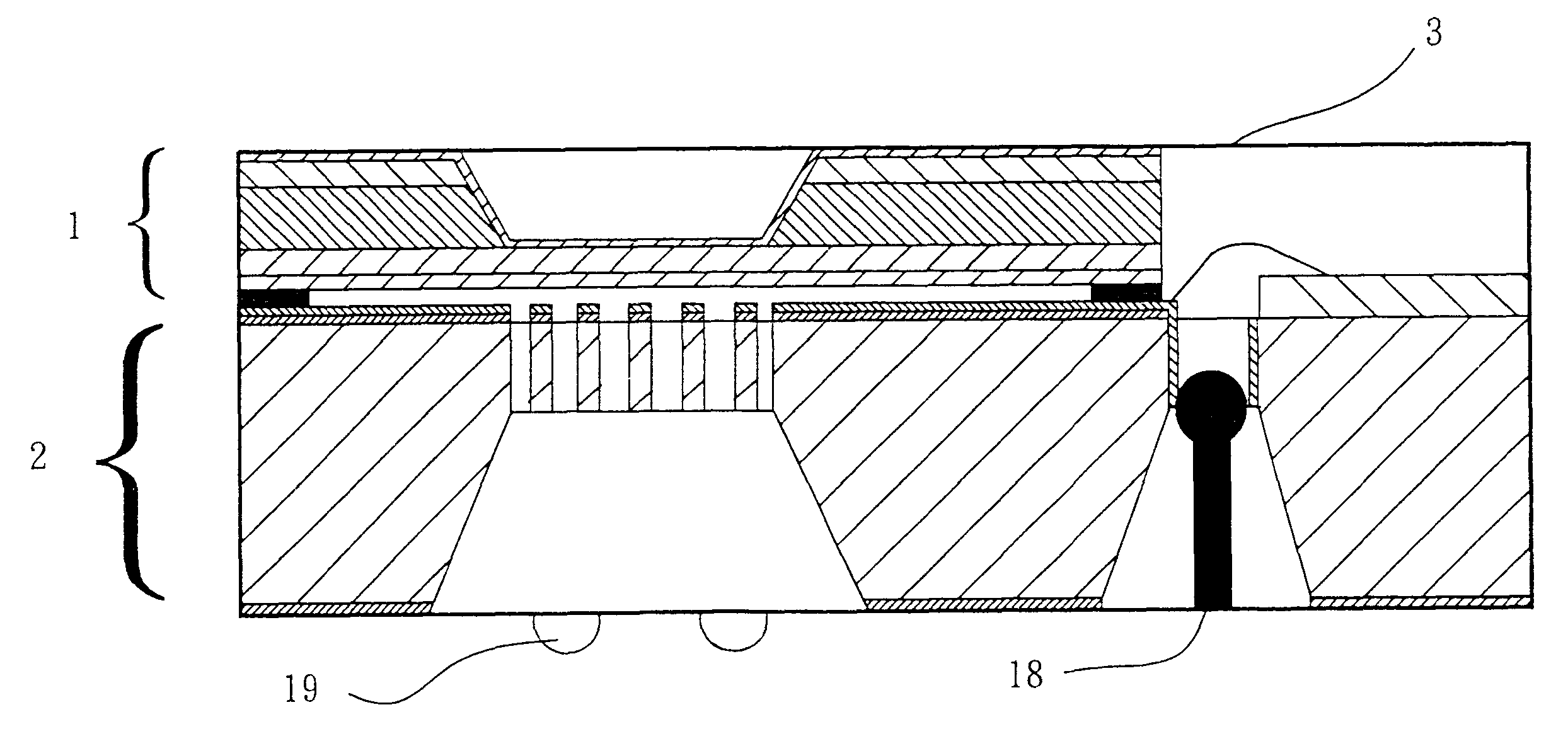 SMT-type structure of the silicon-based electret condenser microphone