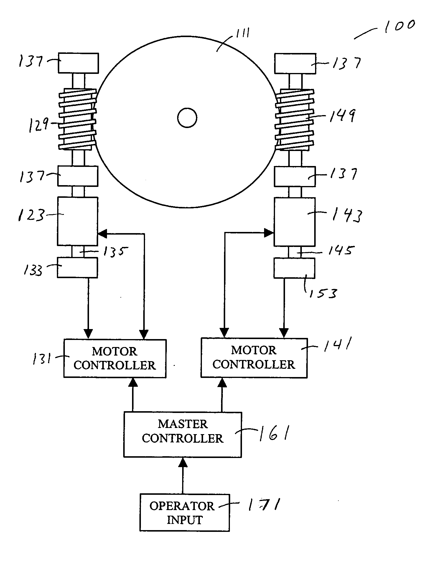 Rotating drive module with position locking mechanism