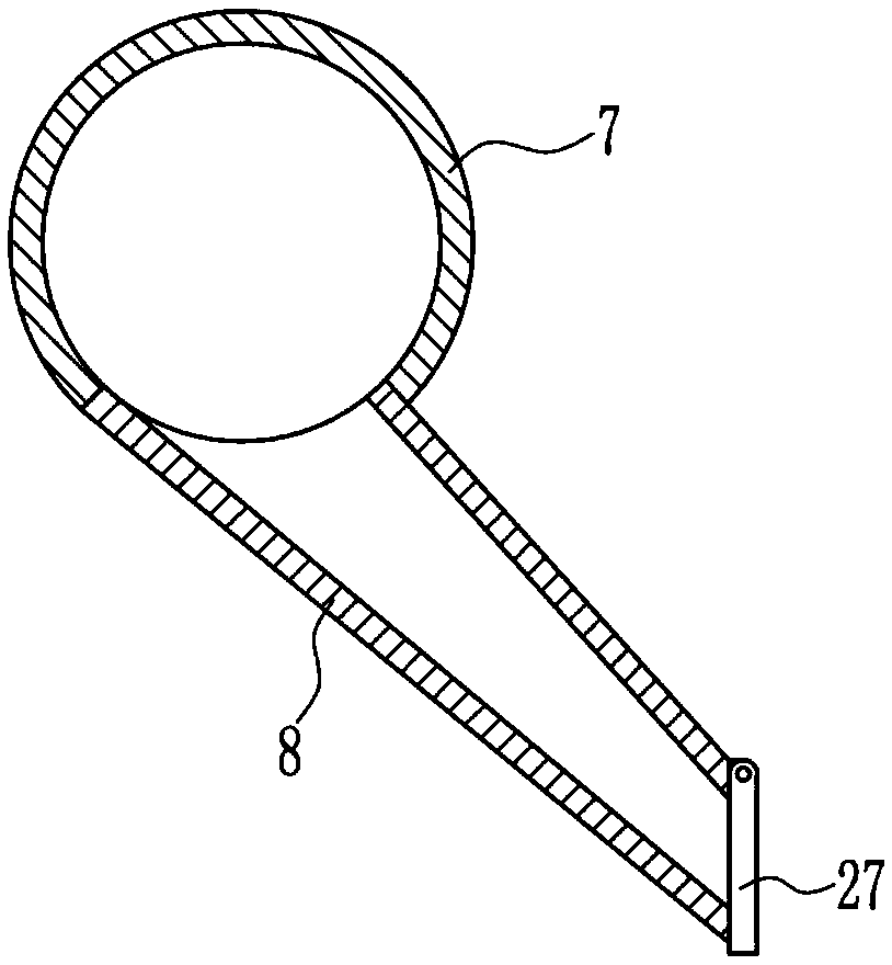 Sandstone filtering equipment for concrete waste water