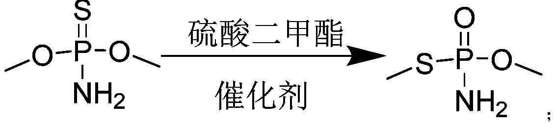 Synthetic method for improving yield of methamidophos intermediate