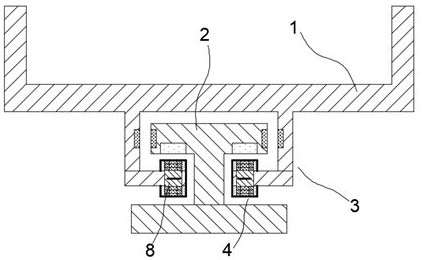 Emergency braking type maglev train