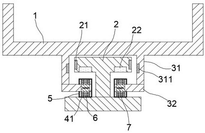 Emergency braking type maglev train