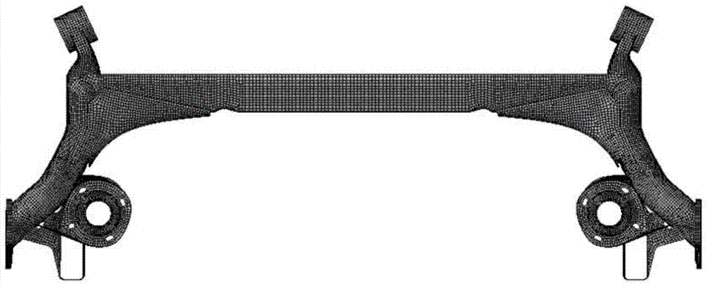 Method of evaluating durability of torsion beam rear axle on basis of road load