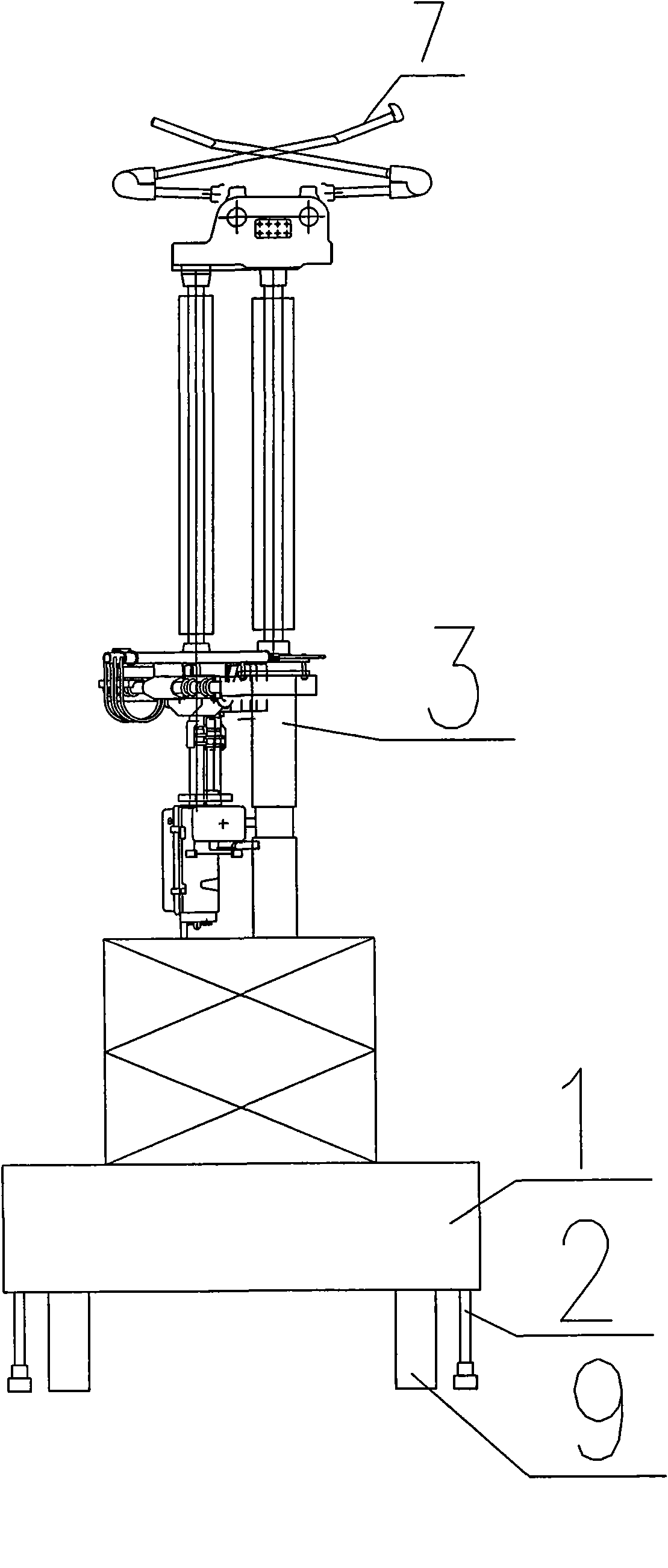 Monopole mobile bus connector