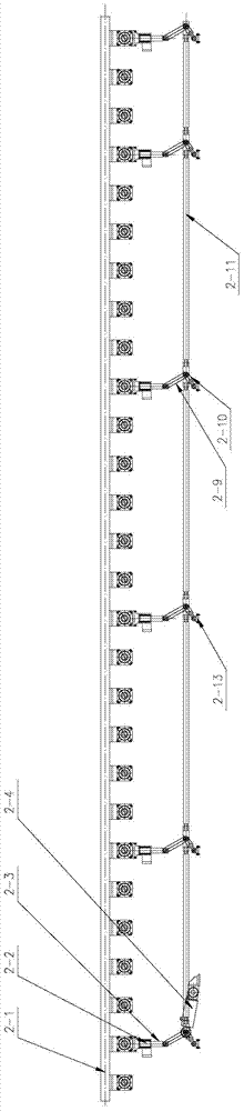 Variable radius arc frame type preheating device