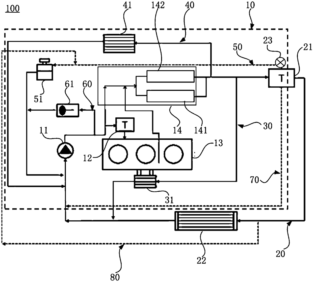 Engine thermal management system