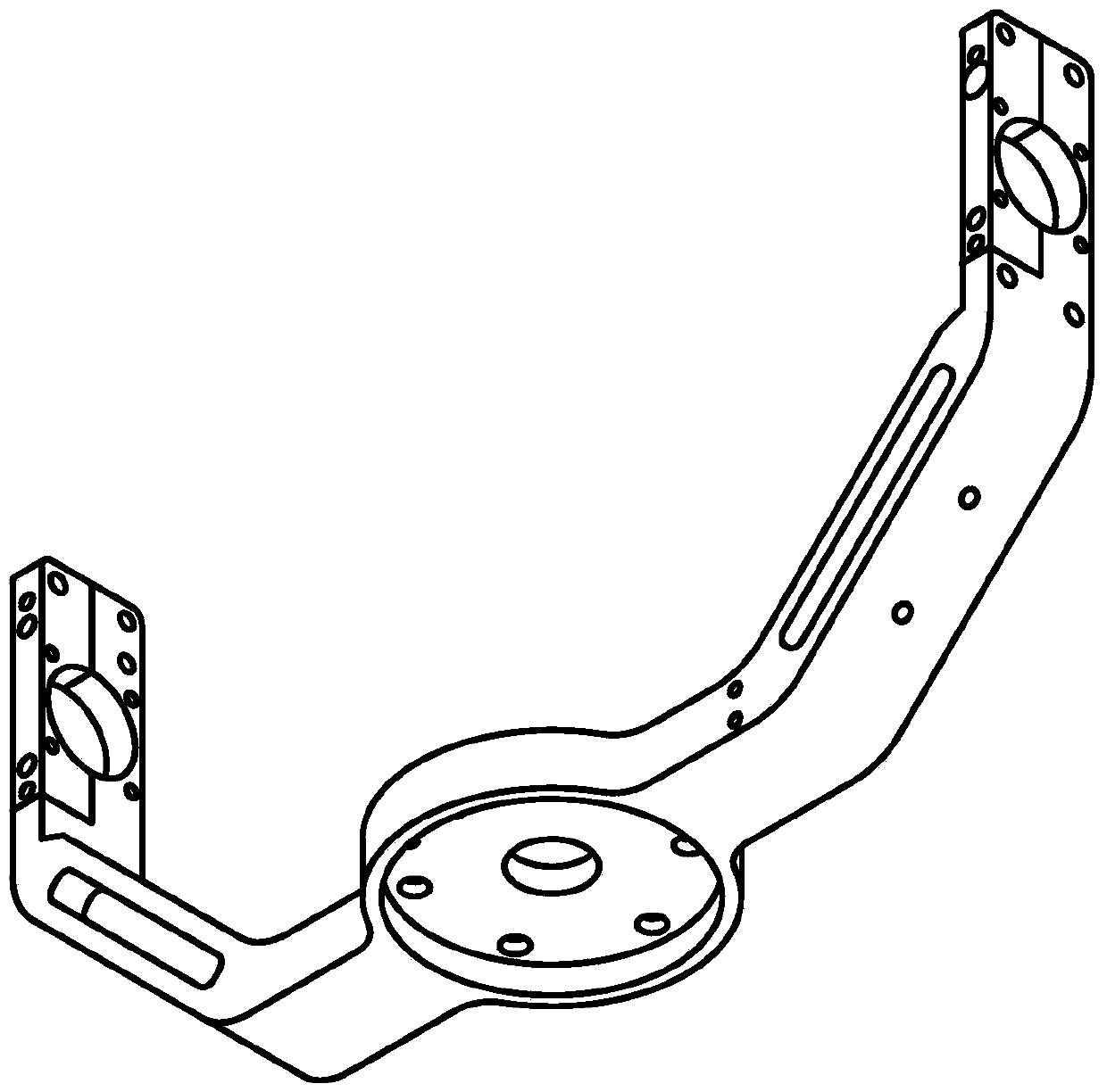 Scanning mechanism applied to aerial camera