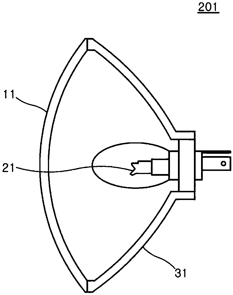 Hot melt adhesive composition, manufacturing method of the same, and car headlamp