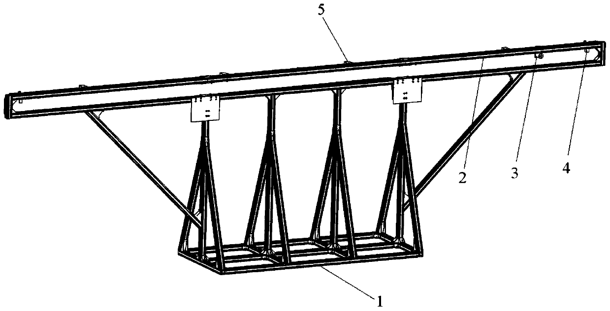 A target simulation device for assisting exercise control of airborne optoelectronic pods