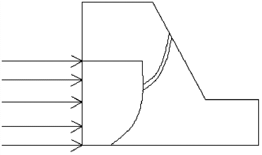 Communication type breakwater wave dissipation structure for resisting wave suction force