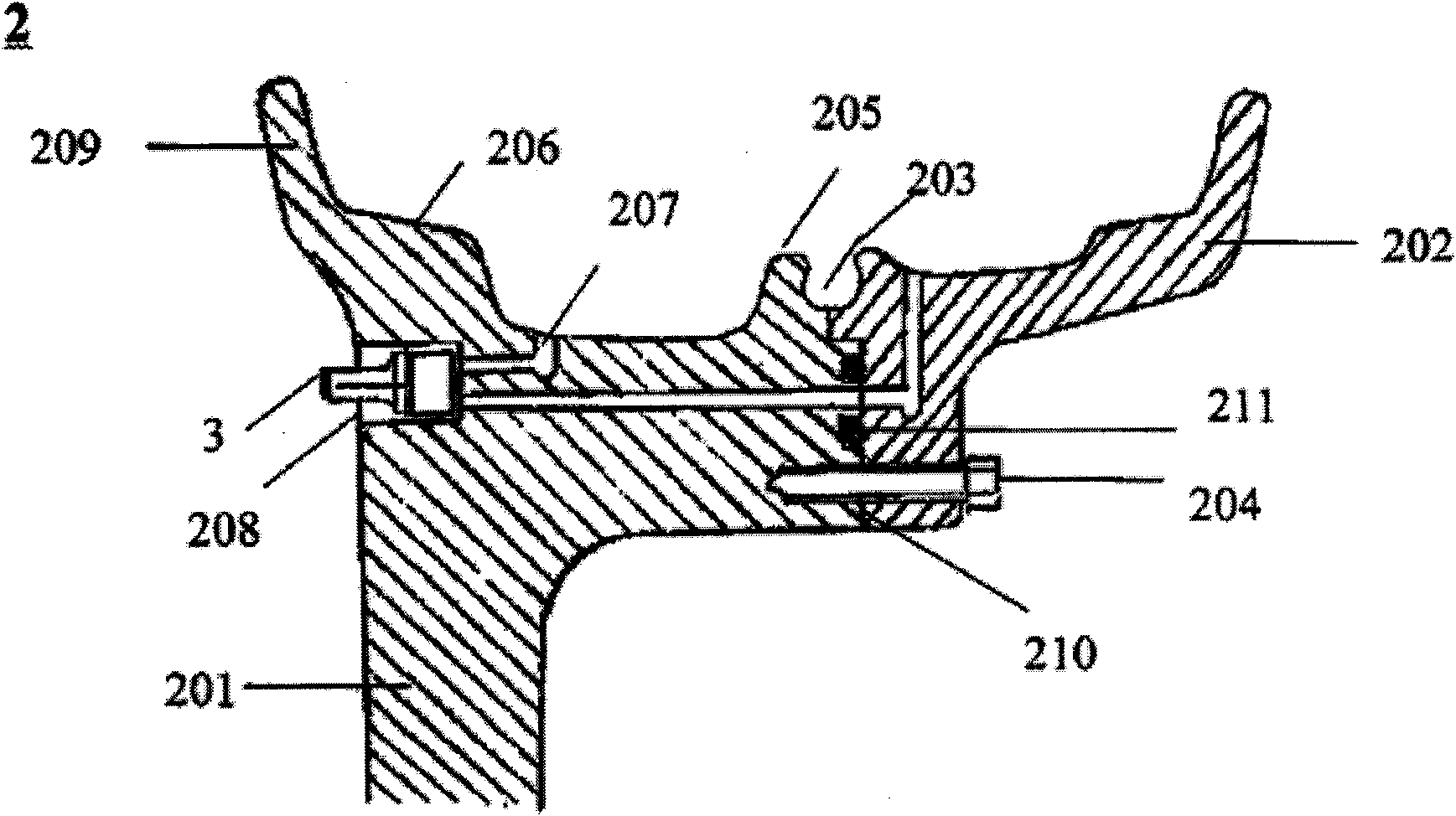 Multi-air-chamber self-balancing flat and explosion preventing wheel assembly