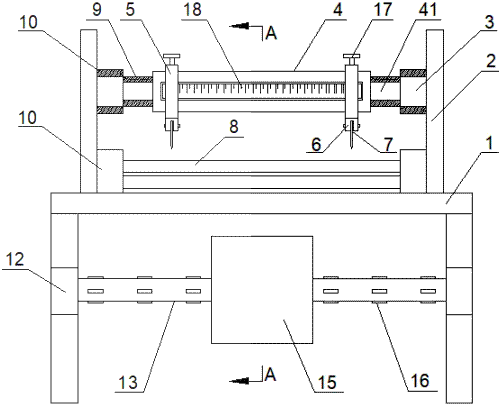 Special polyester film slitting device for bus duct