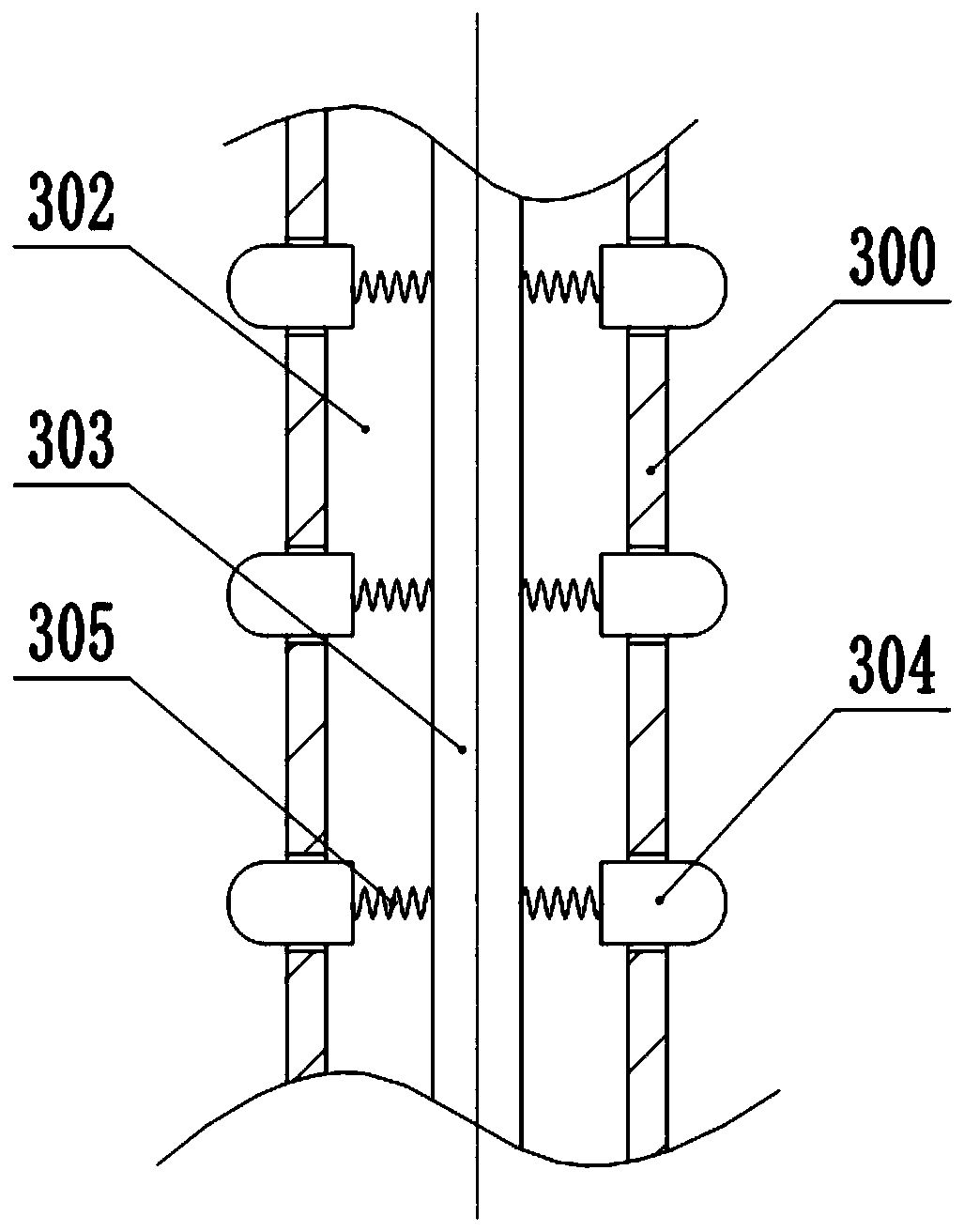 Drilling device for the production of training shoes