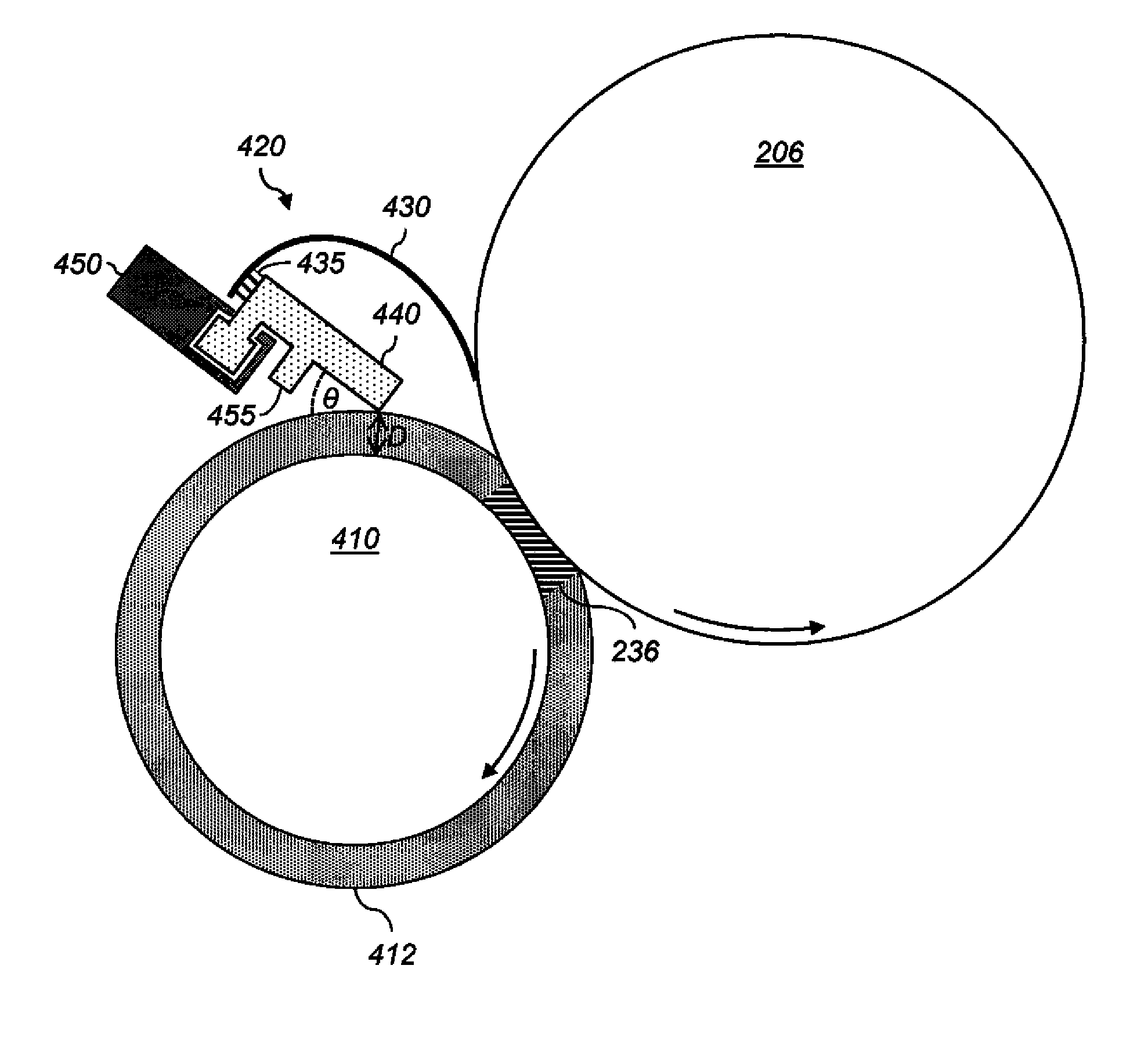 Electrophotographic printer with dust seal