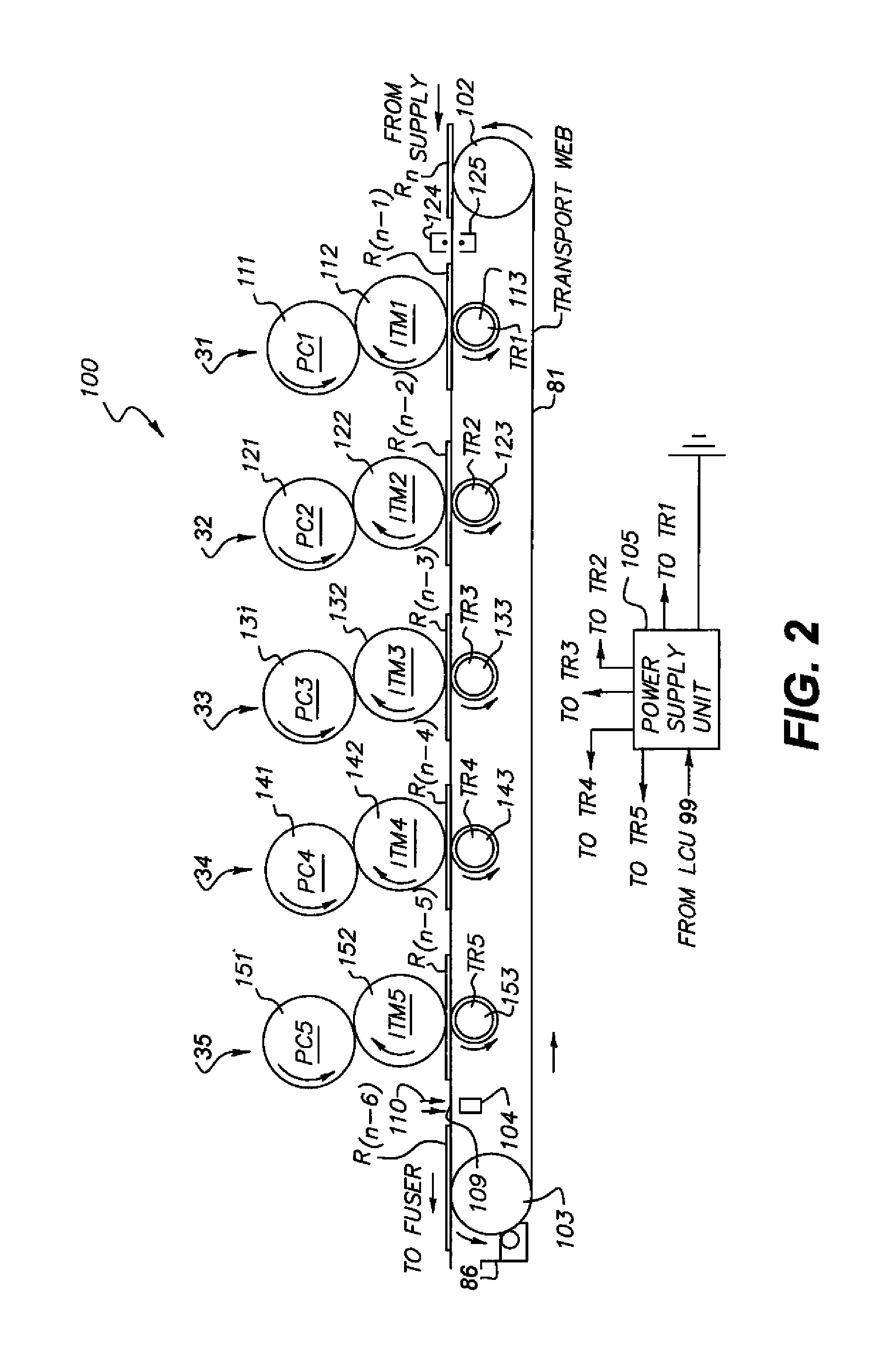 Electrophotographic printer with dust seal