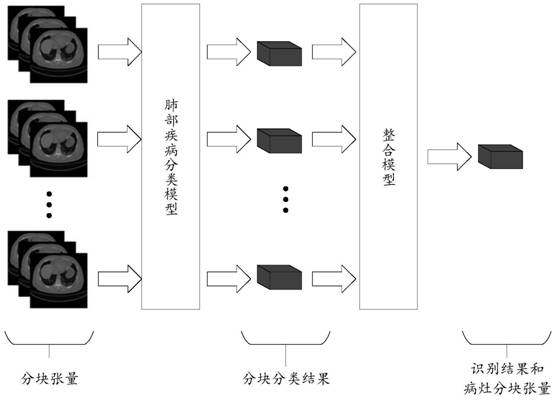 Lung disease recognition method and device based on CT (Computed Tomography) data, medium and electronic equipment