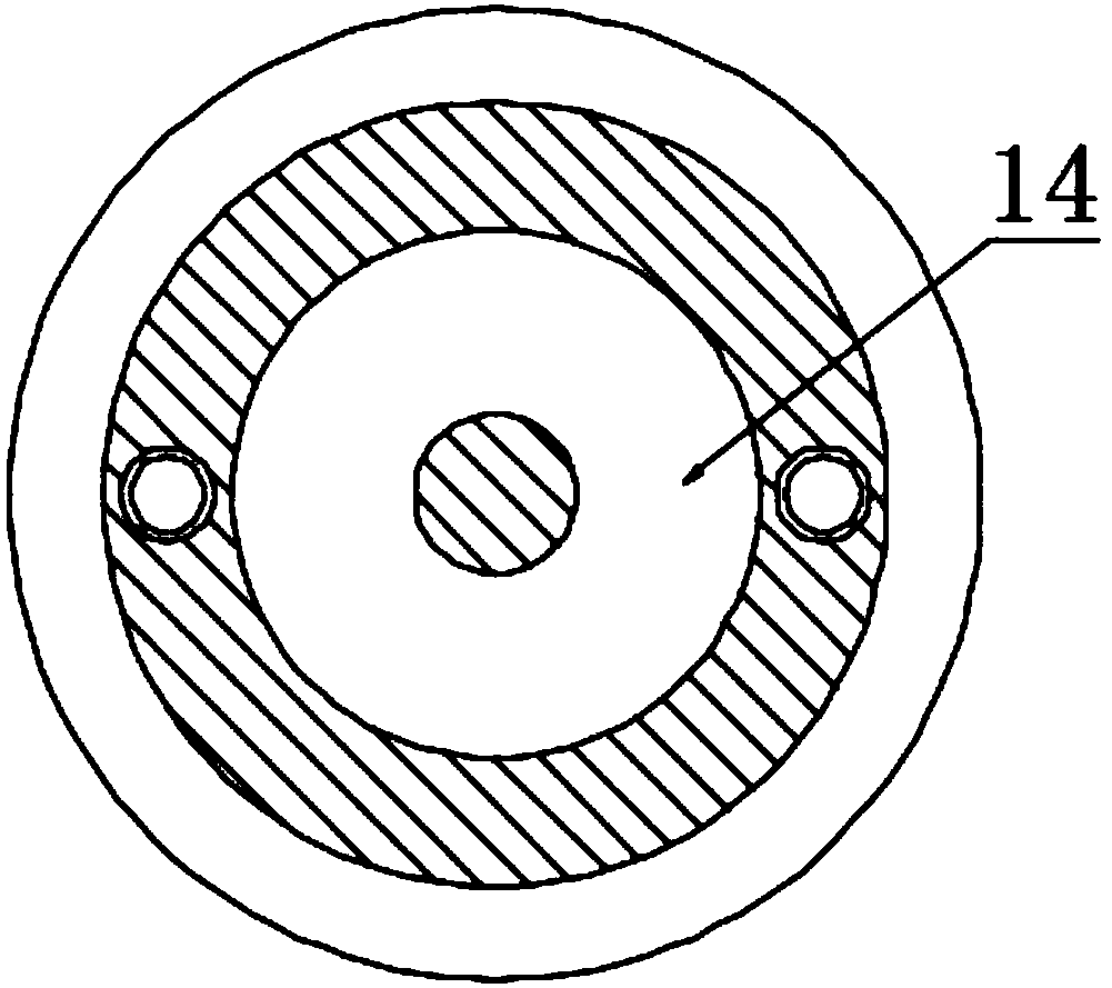 Agricultural feed crushing and mixing device