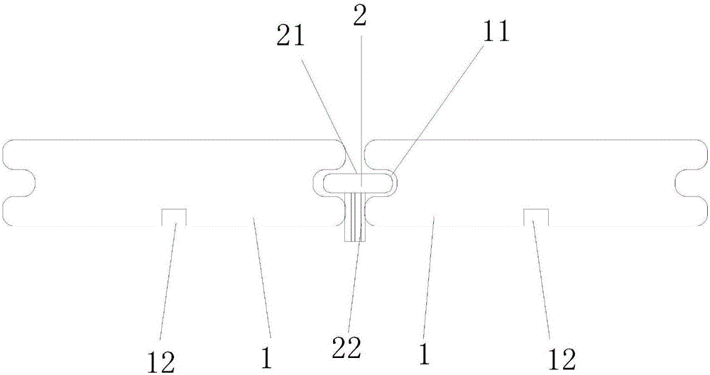 Wood-plastic flooring structure convenient and quick to install