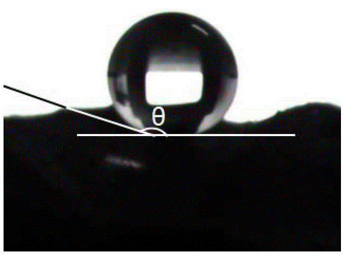 Method for preparing carbon/zinc oxide super-hydrophobic ceramic by sintering plant leaves