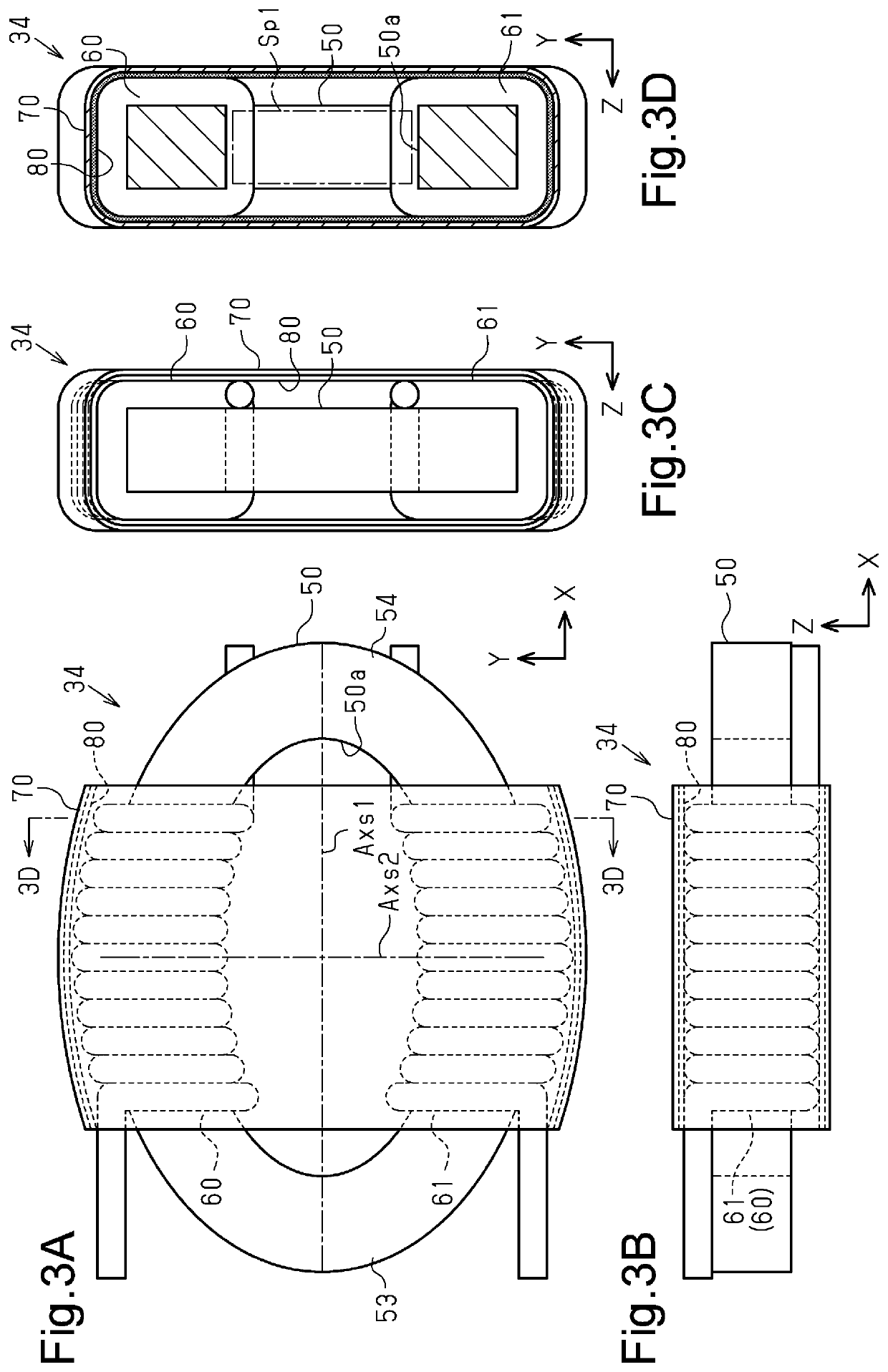 In-vehicle motor-driven compressor