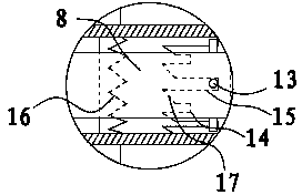 Engine air filter blockage reminding device